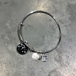 Alex & Ani Silver Aquarius Zodiac Charm Bracelet